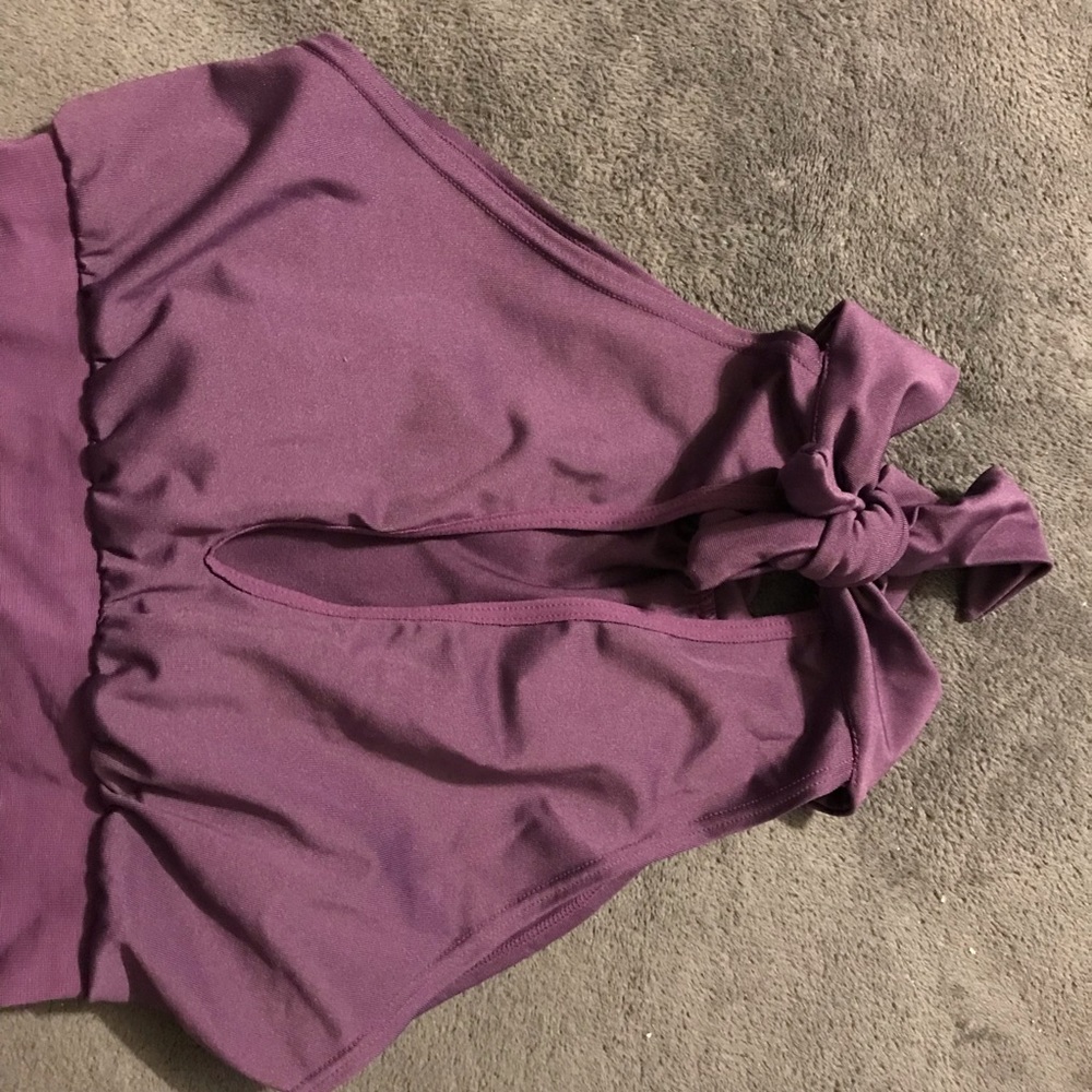 Purple Full body suit